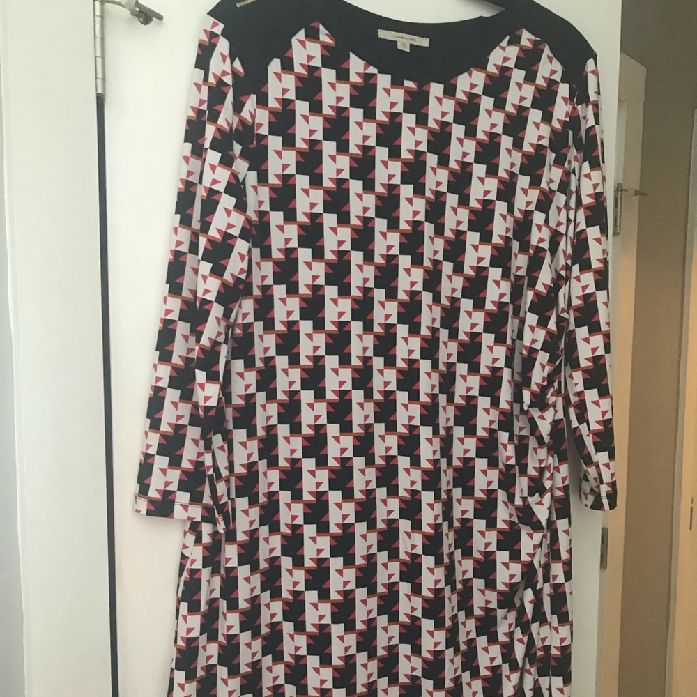 41Hawthorn geometric XXL dress.